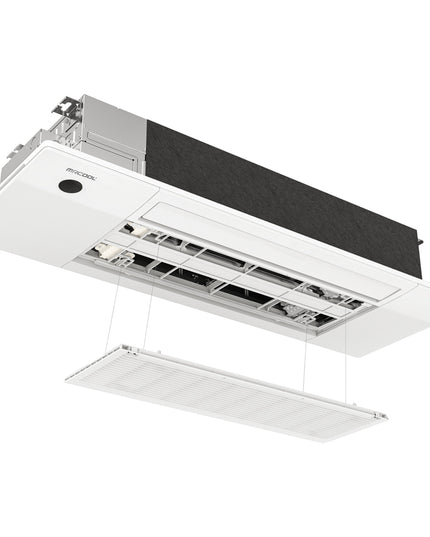 The MRCOOL® DIY® Series OuttaSight™ 12k BTU Ceiling Cassette is perfect for any space and provide discreet and out of sight heating and cooling.