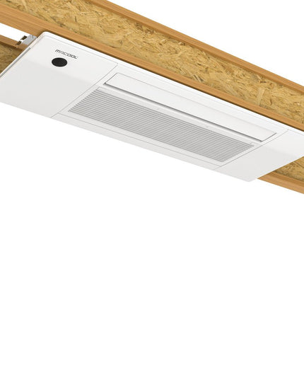 The MRCOOL® DIY® Series OuttaSight™ 12k BTU Ceiling Cassette is perfect for any space and provide discreet and out of sight heating and cooling.