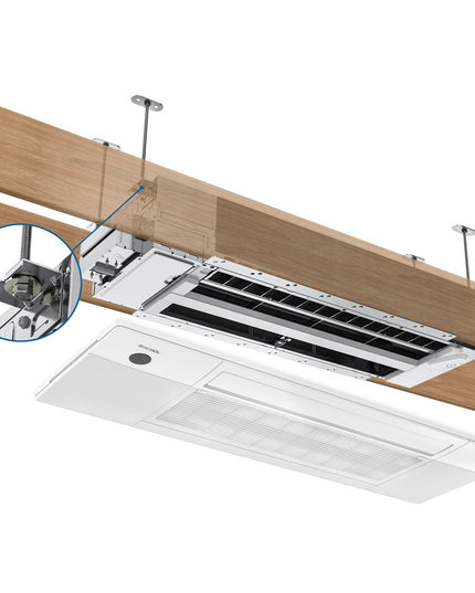 The MRCOOL® DIY® Series OuttaSight™ 12k BTU Ceiling Cassette is perfect for any space and provide discreet and out of sight heating and cooling.