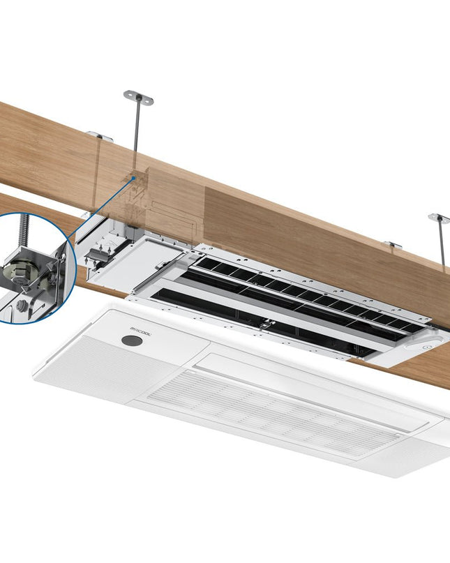 The MRCOOL® DIY® Series OuttaSight™ 12k BTU Ceiling Cassette is perfect for any space and provide discreet and out of sight heating and cooling.