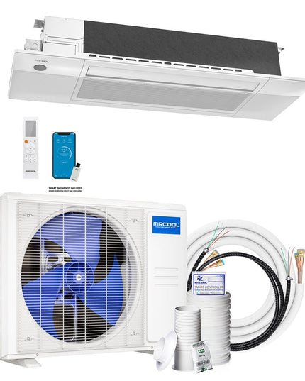 The MRCOOL® DIY® Series OuttaSight™ 18k BTU Ceiling Cassette provides efficient heating and cooling while remaining out of sight and discreet, making it a perfect fit for any space.