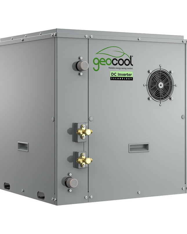 GeoCool Heat Pump Upflow - 60K BTU Vertical Two-Stage 230V 1-Phase 60Hz CuNi Coil Left Return