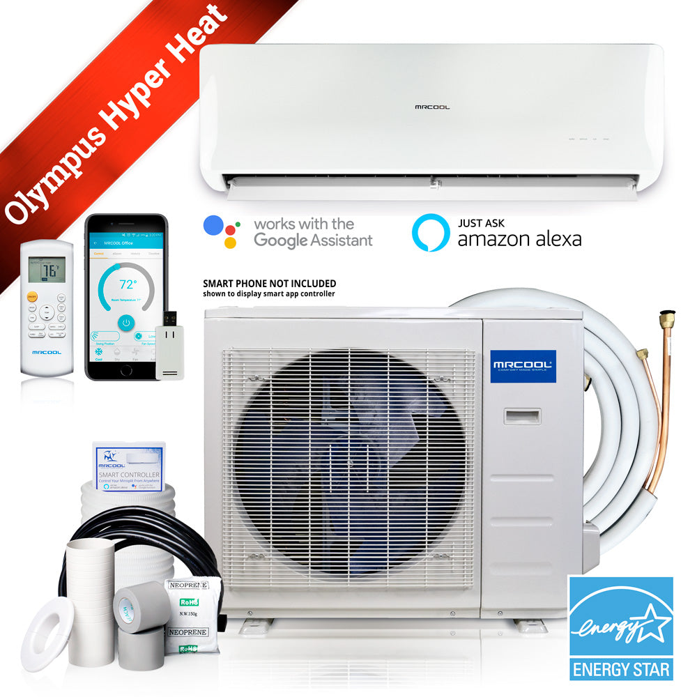 Olympus Hyper Heat 17,000 BTU Ductless Mini Split