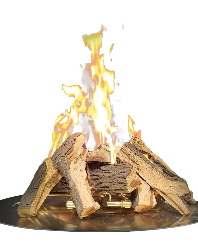 Warming Trends 20” Wilderness Char Refractory Fire Pit Log Set