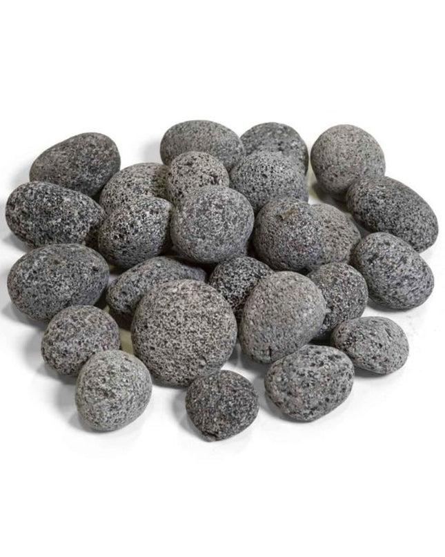 Tumbled Lava Stone 2”–3” – 50 lb Bag