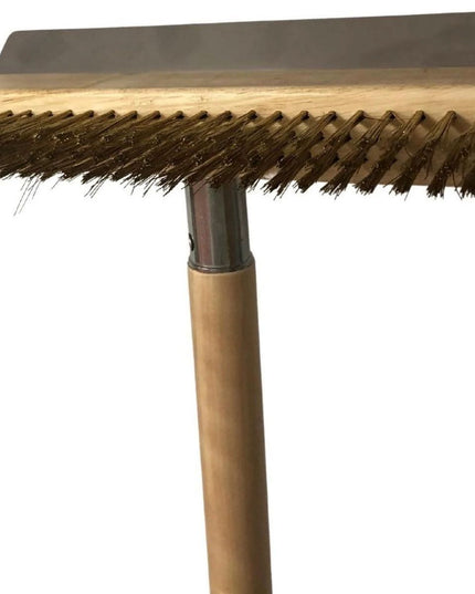WPPO 47-Inch Pizza Oven Brush with Scraper Tool