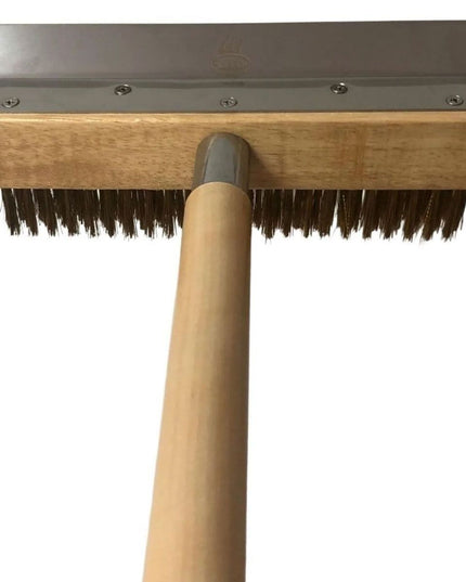 WPPO 47-Inch Pizza Oven Brush with Scraper Tool
