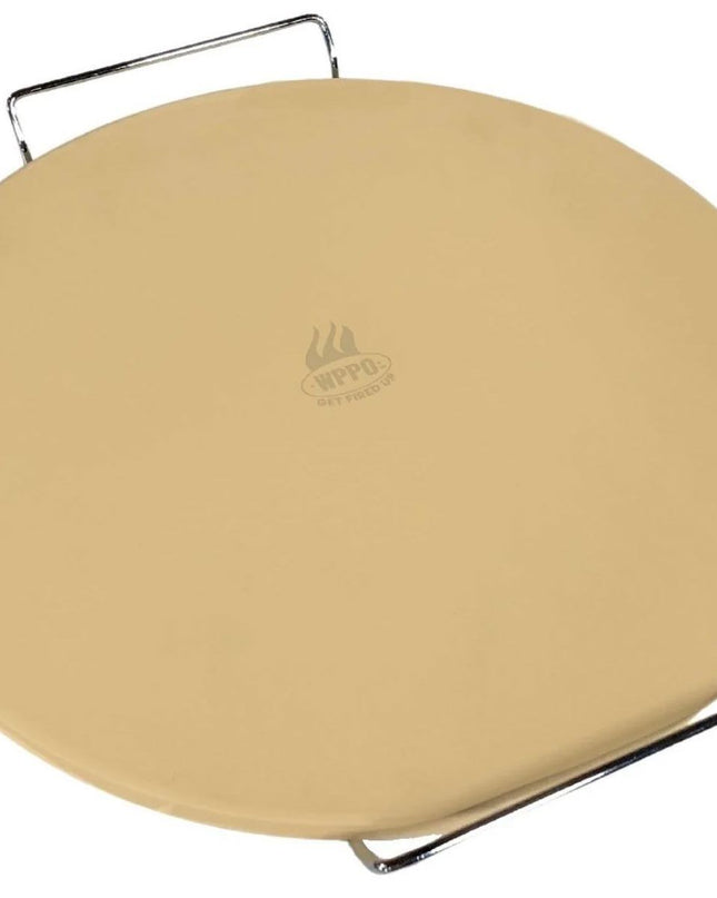 WPPO 15-Inch Premium Pizza Baking Stone with Handles