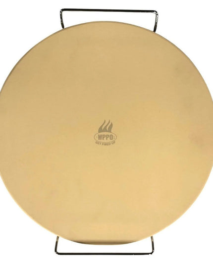 WPPO 15-Inch Premium Pizza Baking Stone with Handles