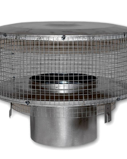 Superior Round Top Termination with Mesh Screen for 8-Inch Chimney