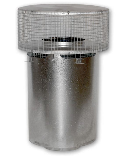 Superior Round Top Termination with Slip Section and Mesh Screen for 8-Inch Chimney
