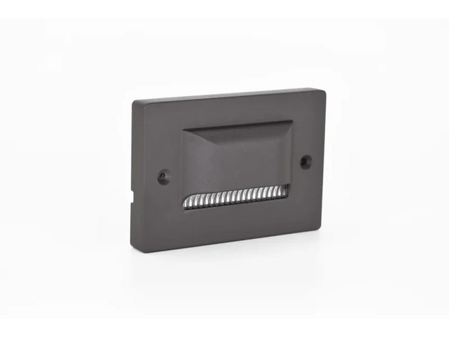 Lumien 3W Bronze Step Light - Horizontal Louver, IP65 Rated