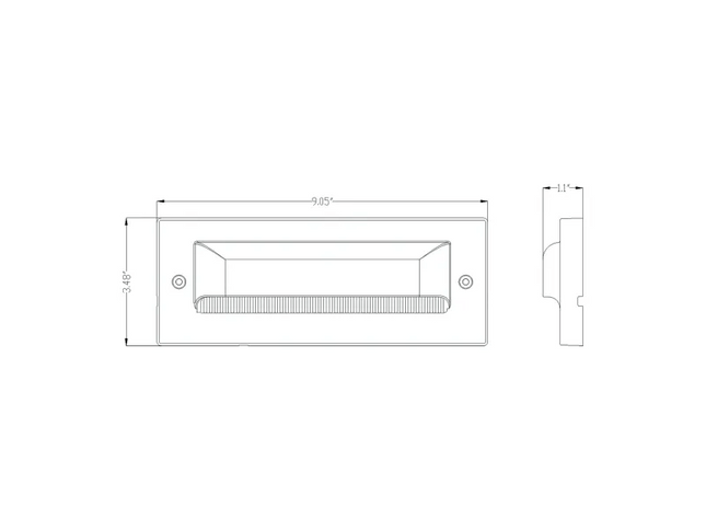 Lumien Step Light Surface Mount 6W Bronze IP65 Shielded