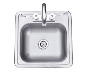 24” Single Door Sink Cabinet OSB