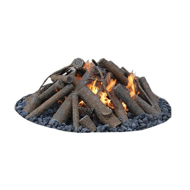 Warming Trends 30” Wilderness Char Refractory Fire Pit Log Set