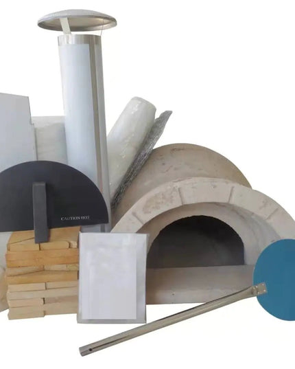 WPPO DIY Tuscany Wood-Fired Oven Kit with Steel Flue & Door