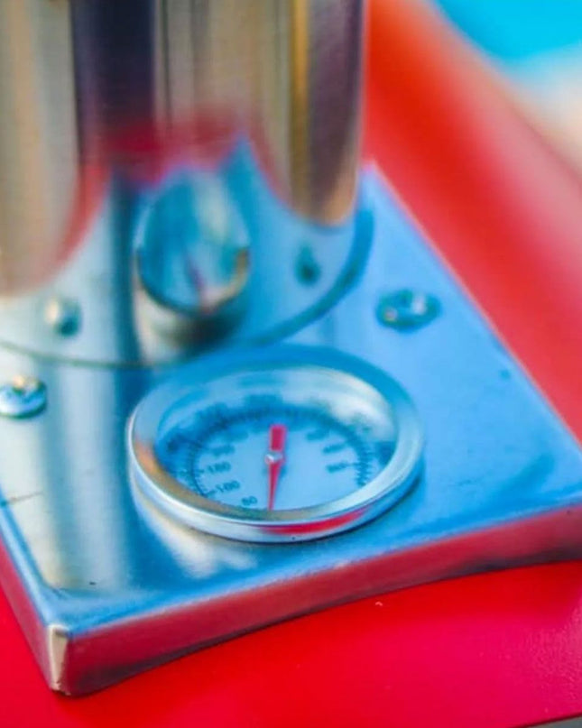 WPPO Le Peppe Portable Wood Fired Pizza Oven with Peel Red