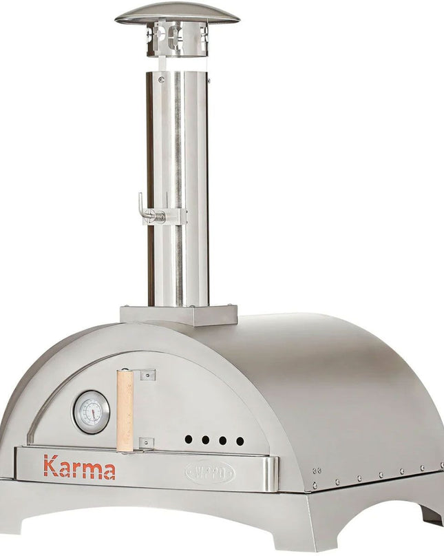 WPPO Karma 25" Pizza Oven with Base – Stainless Steel Power