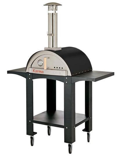 WPPO Durable Stainless Steel Cart for Karma Pizza Oven