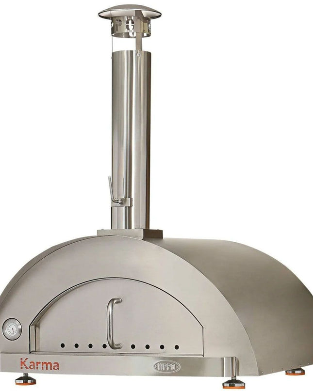 WPPO Karma 42” Stainless Steel Wood-Fired Oven for Backyard Chefs