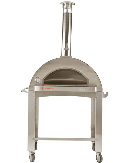 WPPO Karma 42” Stainless Steel Wood-Fired Oven for Backyard Chefs