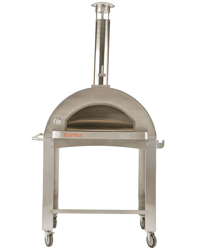 WPPO Karma 42” Stainless Steel Wood-Fired Oven for Backyard Chefs