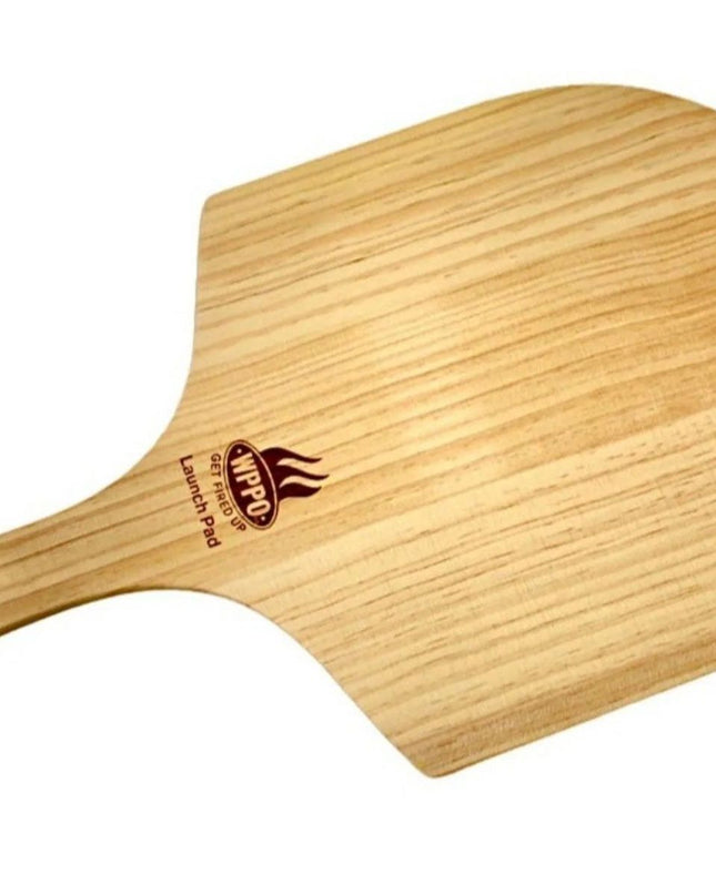WPPO 14 in. Square New Zealand Wooden Pizza Peel-2 pack
